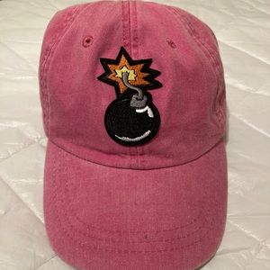 Hot Pink Denim Cap